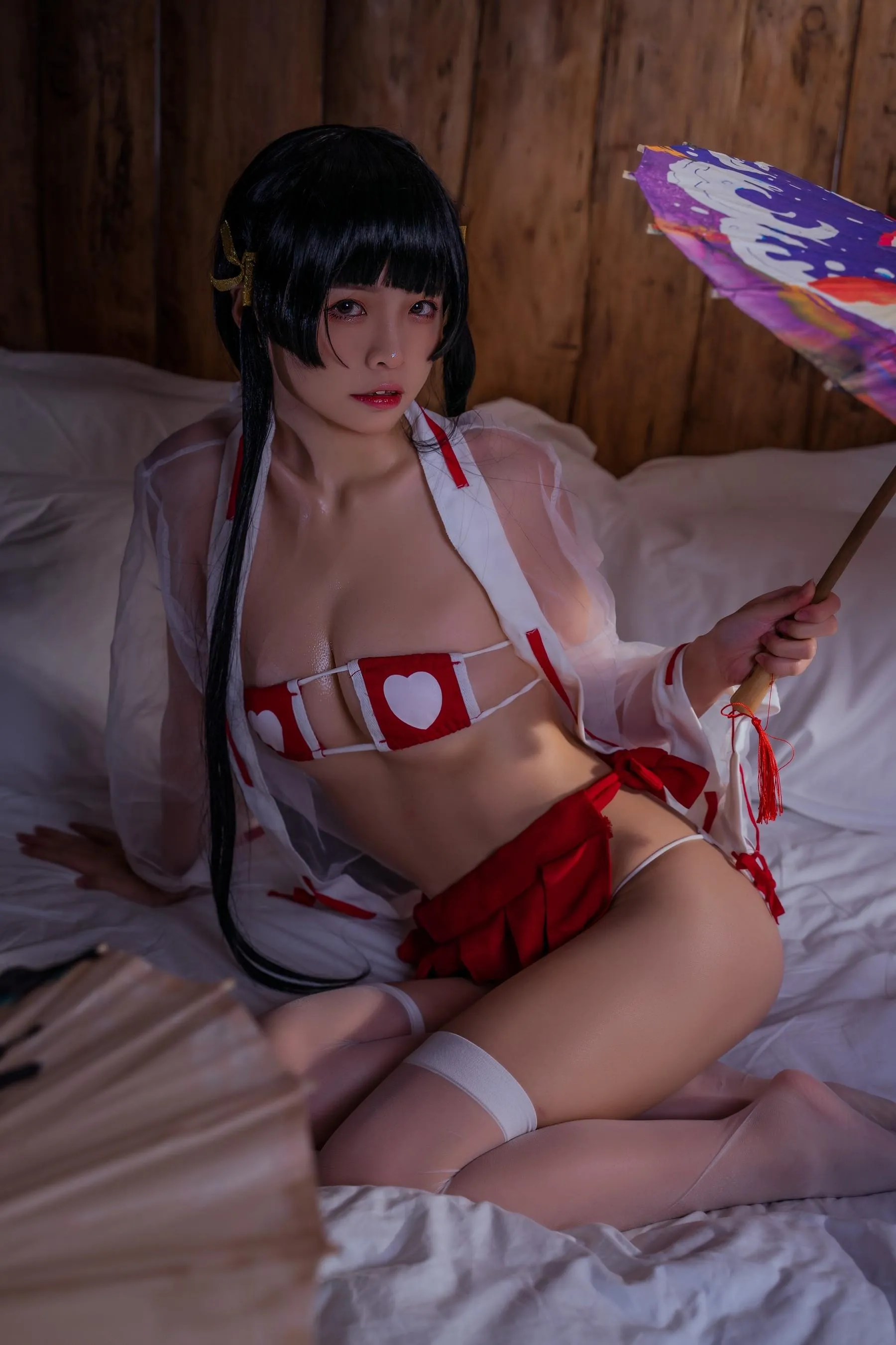 可可老师 – NO.13 温泉巫女 [50P]插图5